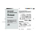Sharp CD-ES222E User Guide / Operation Manual