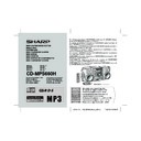 Sharp CD-MPS660H User Manual / Operation Manual