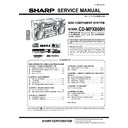 Sharp CD-MPX860H (serv.man2) Service Manual