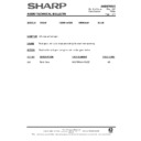 Sharp CD-Q5H (serv.man12) Technical Bulletin
