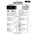 Sharp CD-Q8 (serv.man5) Service Manual