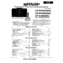 Sharp CD-S3460E (serv.man2) Service Manual