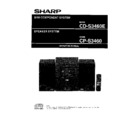 Sharp CD-S3460E User Guide / Operation Manual
