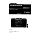 Sharp CD-S360 User Manual / Operation Manual