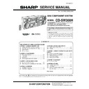 Sharp CD-SW300H (serv.man3) Service Manual