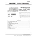 Sharp CD-XP120H (serv.man2) Service Manual