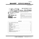 Sharp CD-XP300 (serv.man3) Service Manual