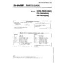 Sharp CM-SR600H Service Manual / Parts Guide