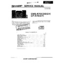 Sharp CM-SR70 (serv.man2) Service Manual