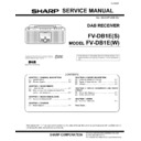 Sharp FV-DB1E (serv.man3) Service Manual
