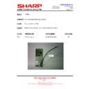 Sharp FV-DB1E (serv.man4) Service Manual / Technical Bulletin