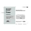 Sharp FV-DB2ES User Manual / Operation Manual