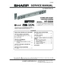 Sharp HT-SB30 (serv.man3) Service Manual