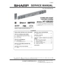 Sharp HT-SB32D (serv.man3) Service Manual