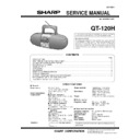 Sharp QT-120H (serv.man2) Service Manual