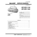 Sharp QT-CD110H (serv.man9) Service Manual
