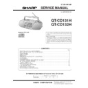 Sharp QT-CD131H (serv.man2) Service Manual