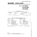 Sharp QT-CD150H Service Manual / Parts Guide