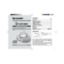 Sharp QT-CD180 User Manual / Operation Manual