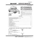 Sharp QT-CD250 (serv.man6) Service Manual