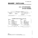 Sharp QT-CD70H Service Manual / Parts Guide