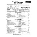 Sharp RX-P1 (serv.man2) Service Manual
