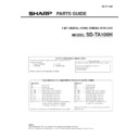 Sharp SD-AT100 Service Manual / Parts Guide