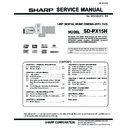 Sharp SD-PX15H (serv.man11) Service Manual