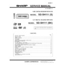 Sharp SD-SH111 (serv.man23) Service Manual