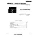 Sharp SM MODELS Service Manual