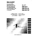Sharp SM-SX1 User Manual / Operation Manual