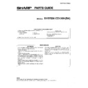 Sharp SY-STEMCD130H Service Manual / Parts Guide