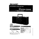 Sharp SY-STEMCD550 User Manual / Operation Manual