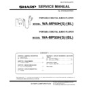Sharp WA-MP50HS (serv.man3) Service Manual