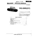 Sharp WQ-280 (serv.man3) Service Manual