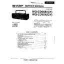 Sharp WQ-CD55E Service Manual