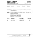 Sharp WQ-CH400H (serv.man6) Service Manual / Technical Bulletin
