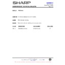 Sharp WQ-CH600L (serv.man6) Service Manual / Technical Bulletin