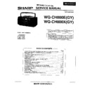 Sharp WQ-CH800E (serv.man4) Service Manual