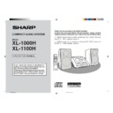 Sharp XL-1000 User Manual / Operation Manual