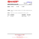 Sharp XL-1600 Service Manual / Technical Bulletin