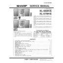 Sharp XL-560E (serv.man2) Service Manual