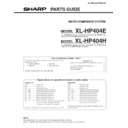 Sharp XL-HP404 (serv.man2) Service Manual / Parts Guide