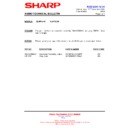 Sharp XL-HP434 (serv.man11) Technical Bulletin