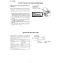 Sharp XL-HP550 (serv.man5) Service Manual
