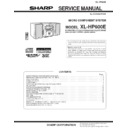 Sharp XL-HP600 (serv.man21) Service Manual
