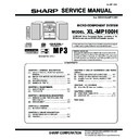 Sharp XL-MP100H (serv.man3) Service Manual