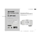 Sharp XL-MP100H User Manual / Operation Manual