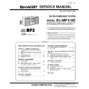 Sharp XL-MP110E (serv.man3) Service Manual