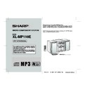 Sharp XL-MP110E User Manual / Operation Manual